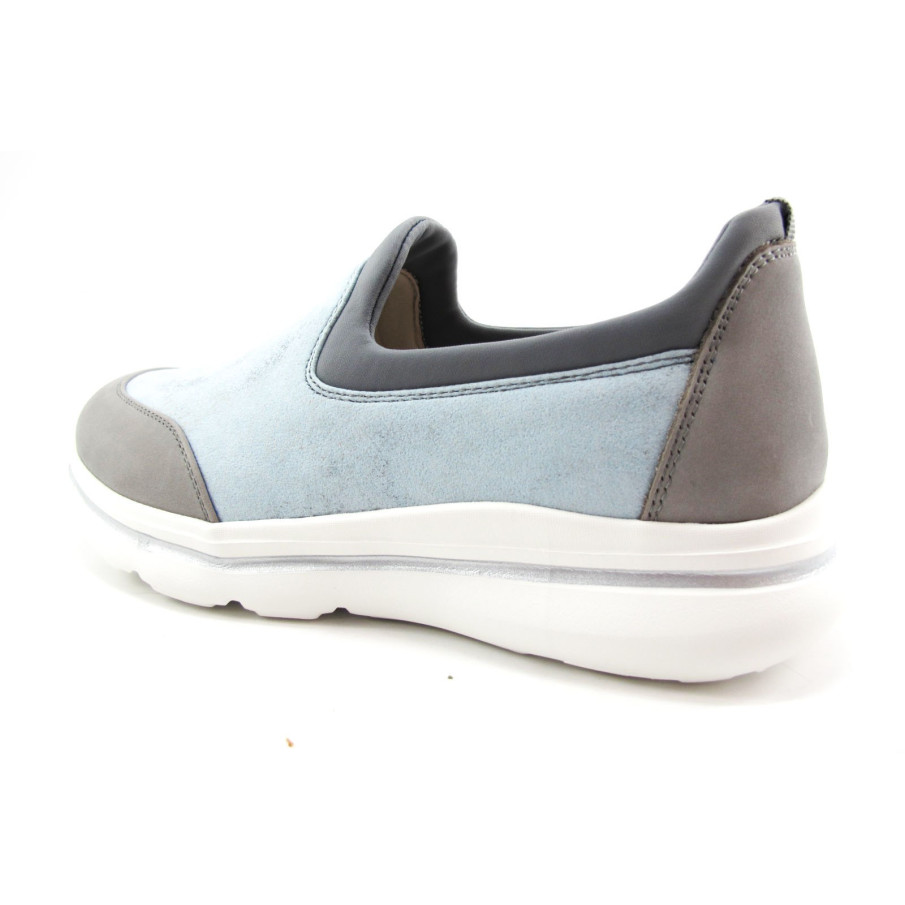 ZAPATILLAS CONFORT MUJERGRIS CLARO