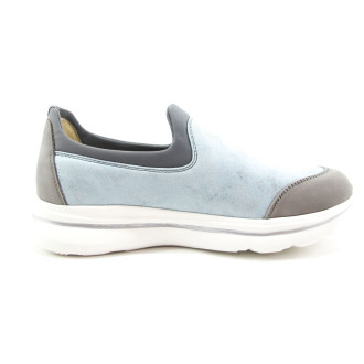 ZAPATILLAS CONFORT MUJERGRIS CLARO