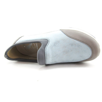 ZAPATILLAS CONFORT MUJERGRIS CLARO