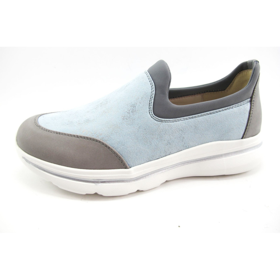 ZAPATILLAS CONFORT MUJERGRIS CLARO