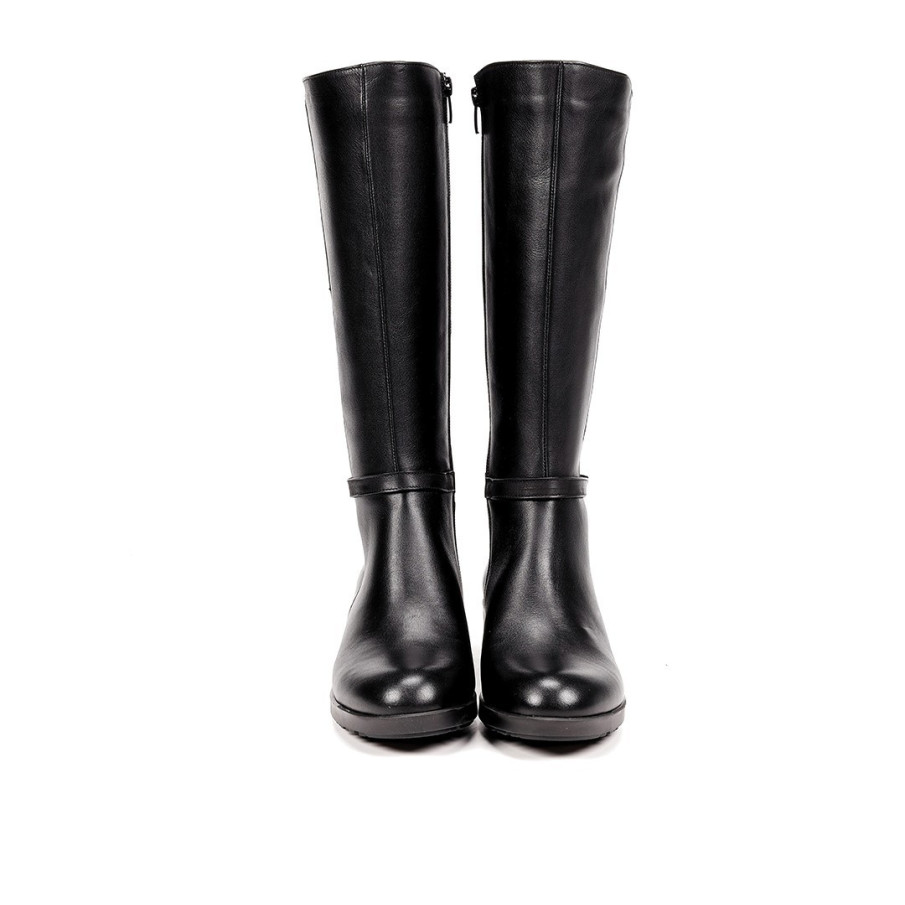 BOTAS FLUCHOS ALISS MUJER PIEL NEGRO