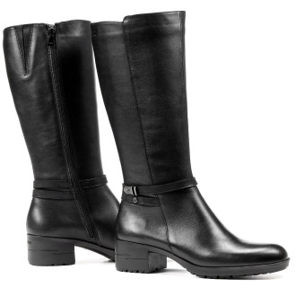 BOTAS FLUCHOS ALISS MUJER PIEL NEGRO