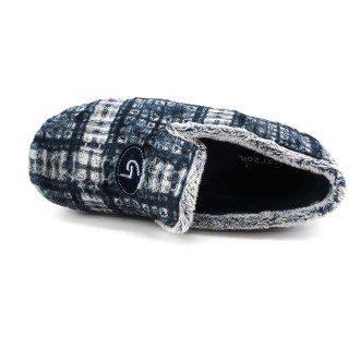 ZAPATILLAS HOGAR HOMBRE GARZÓN LOGO MARINO