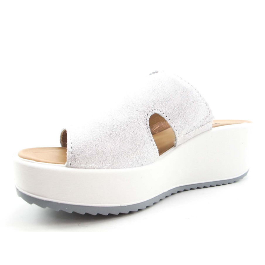 Comprar en Dinozapatos sandalias IGI&CO mujer  piel plata destalonada