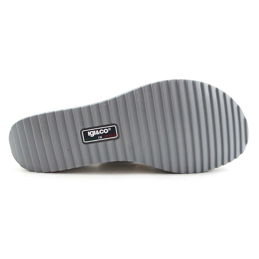 Comprar en Dinozapatos sandalias IGI&CO mujer  piel plata destalonada