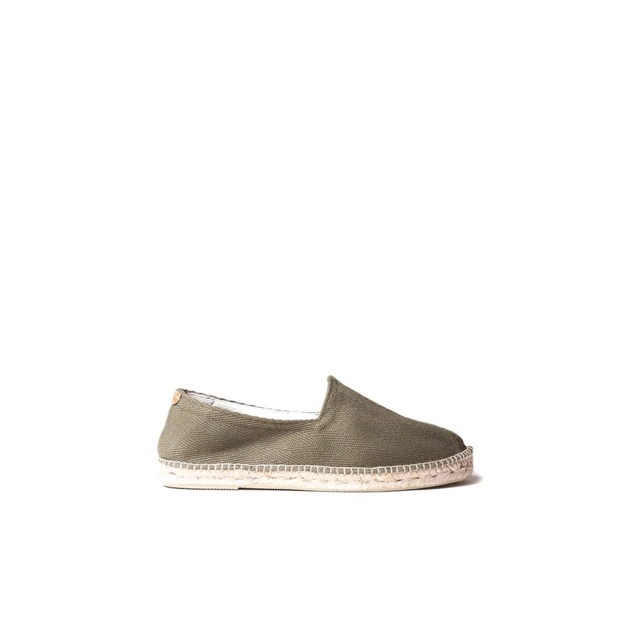 Alpargata para hombre MONTGRI de TONI PONS fabricadas en lino khaki