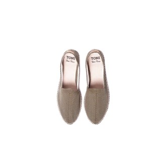 Alpargata para hombre MONTGRI de TONI PONS fabricadas en lino khaki