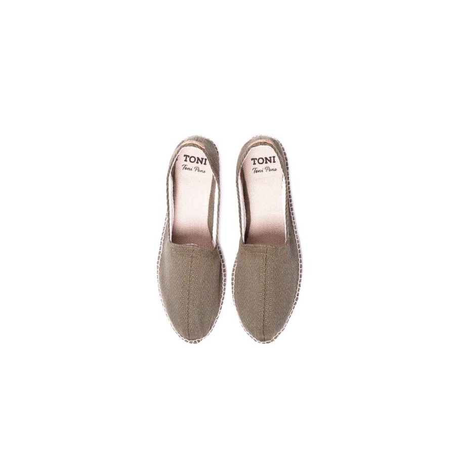 Alpargata para hombre MONTGRI de TONI PONS fabricadas en lino khaki