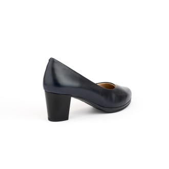 Salón DESIREE para mujer en piel color marino para vestir