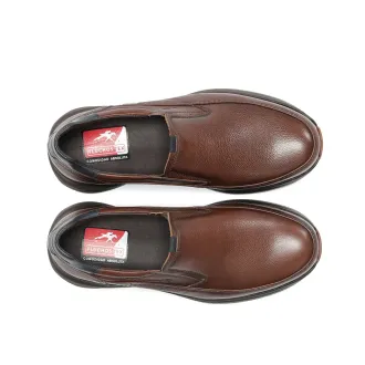 Zapato de piel para caballero marrón FLUCHOS-TEX.
