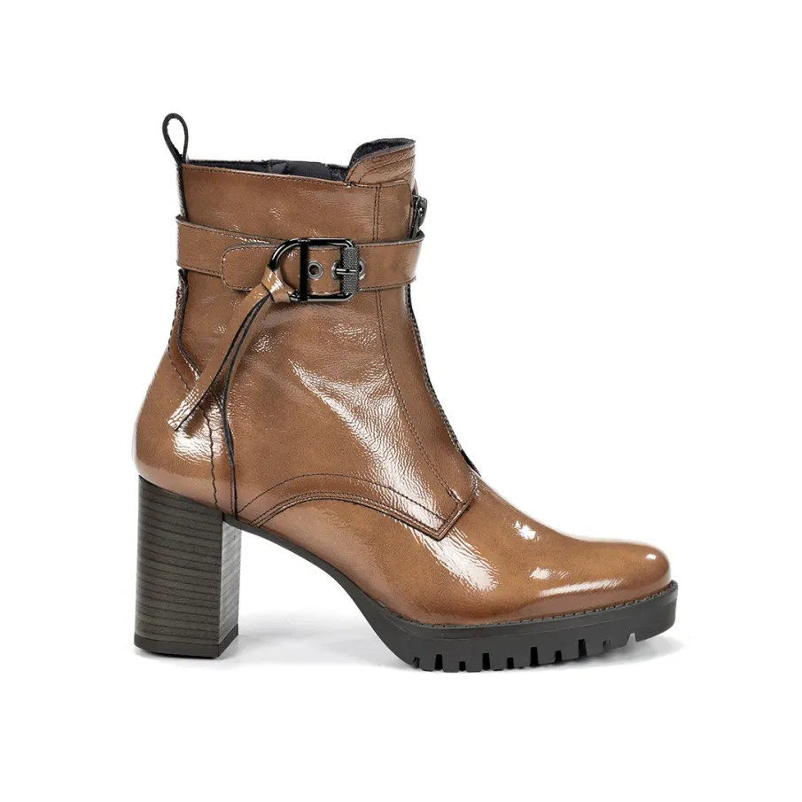 Botines DORKIG by FLUCHOS para mujer de vestir fabricados en piel dark