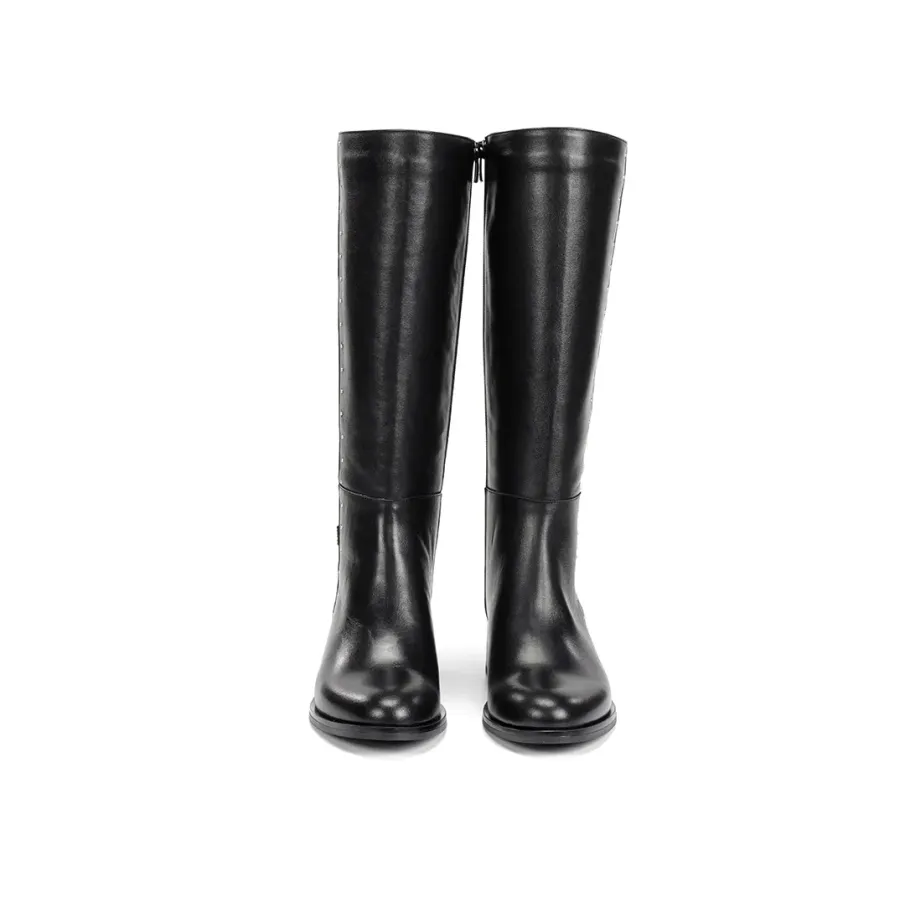 Botas DORKING by FLUCHOS, modelo TOSCANA con tachuelas piel negro