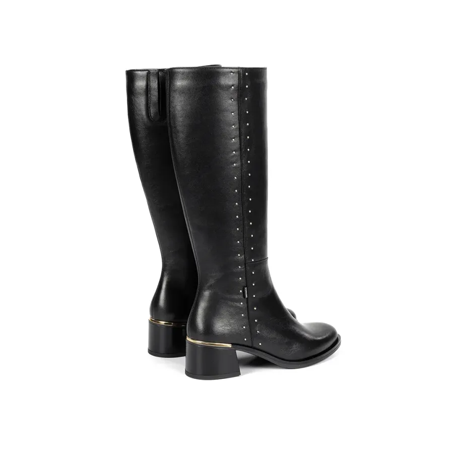 Botas DORKING by FLUCHOS, modelo TOSCANA con tachuelas piel negro