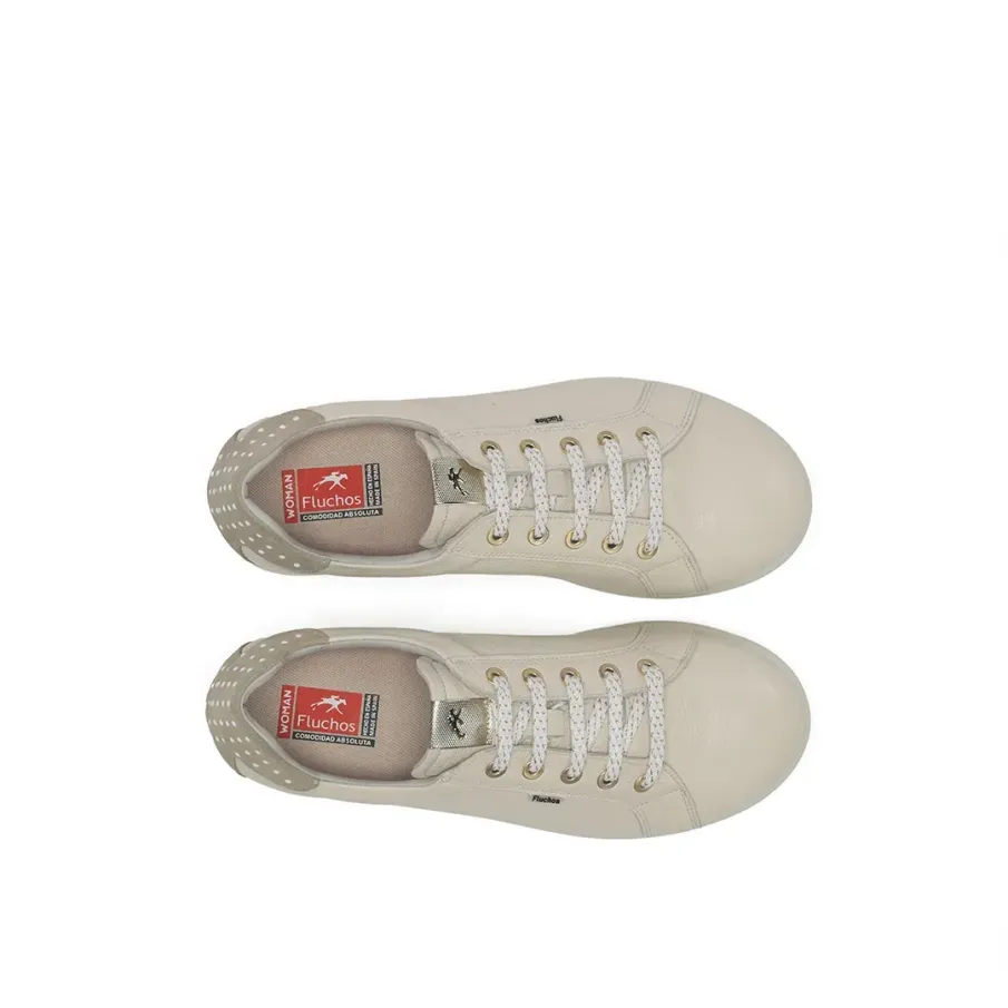 Zapato Fluchos F2439 mujer porcelana | Comodidad SS26 | Dino Zapatos