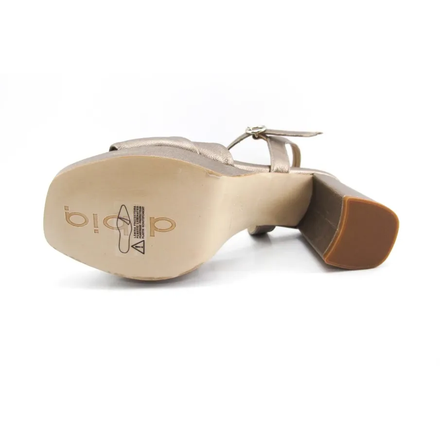 SANDALIA DE VESTIR PARA MUJER BRONCE