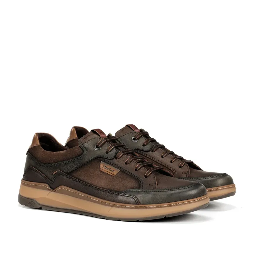 DEPORTIVO FLUCHOS PIEL HOMBRE MARRÓN