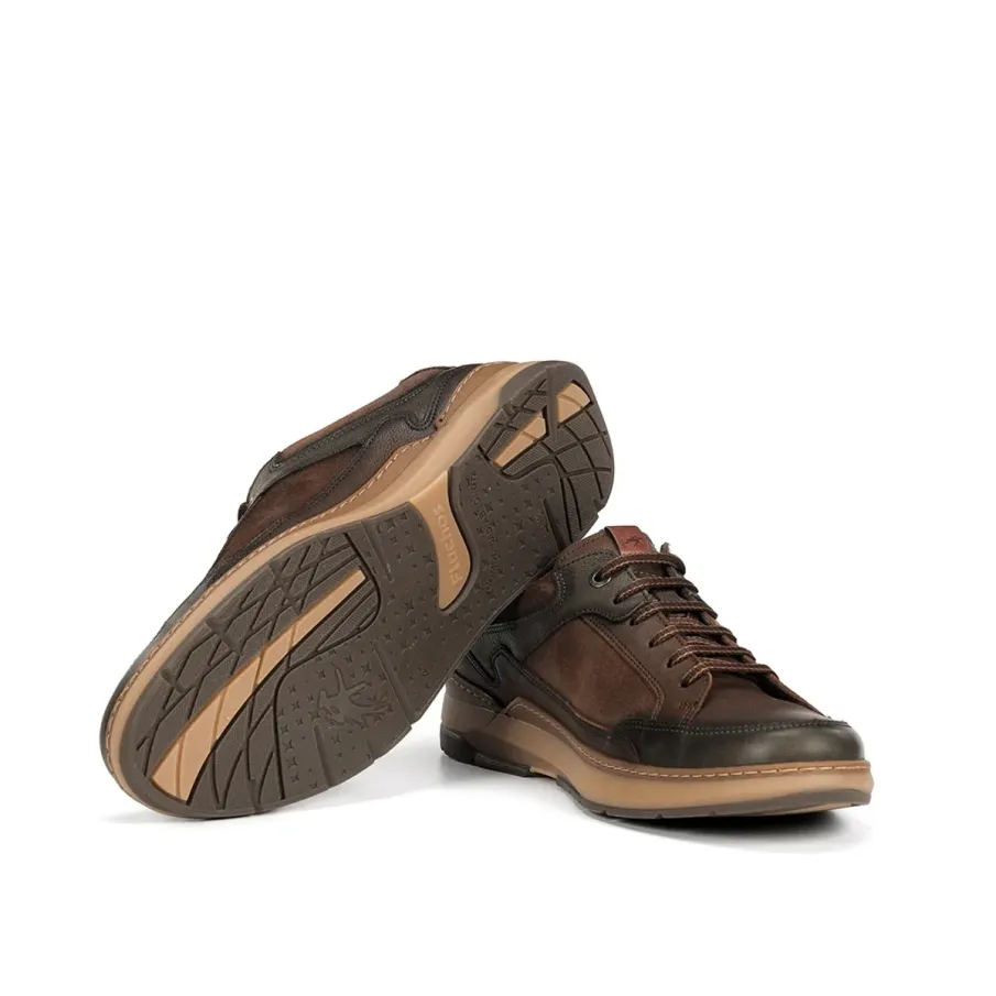 DEPORTIVO FLUCHOS PIEL HOMBRE MARRÓN