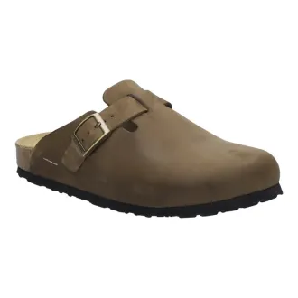 JOSEF SEIBEL Hermine 04 marrón zueco anatómico mujer vista lateral inclinada