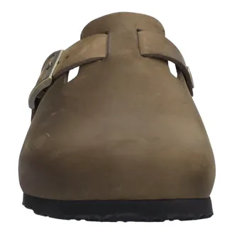 JOSEF SEIBEL Hermine 04 marrón zueco anatómico mujer vista frontal.