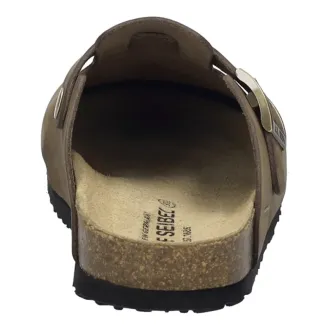 JOSEF SEIBEL Hermine 04 marrón zueco anatómico mujer vista trasera.