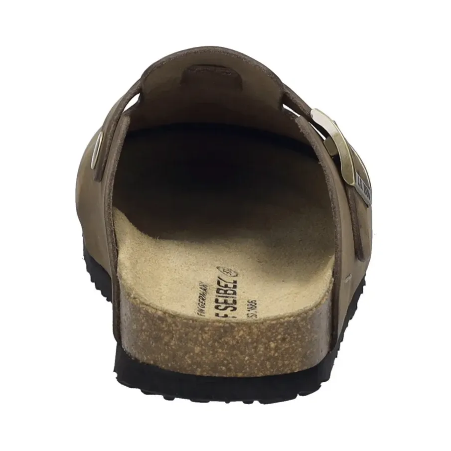 JOSEF SEIBEL Hermine 04 marrón zueco anatómico mujer vista lateral inclinada