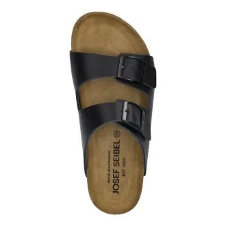 JOSEF SEIBEL Hermine 01 negra sandalia anatómica mujer vista superior.