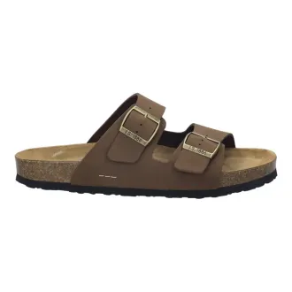 Sandalia Josef 01 marron lateral.