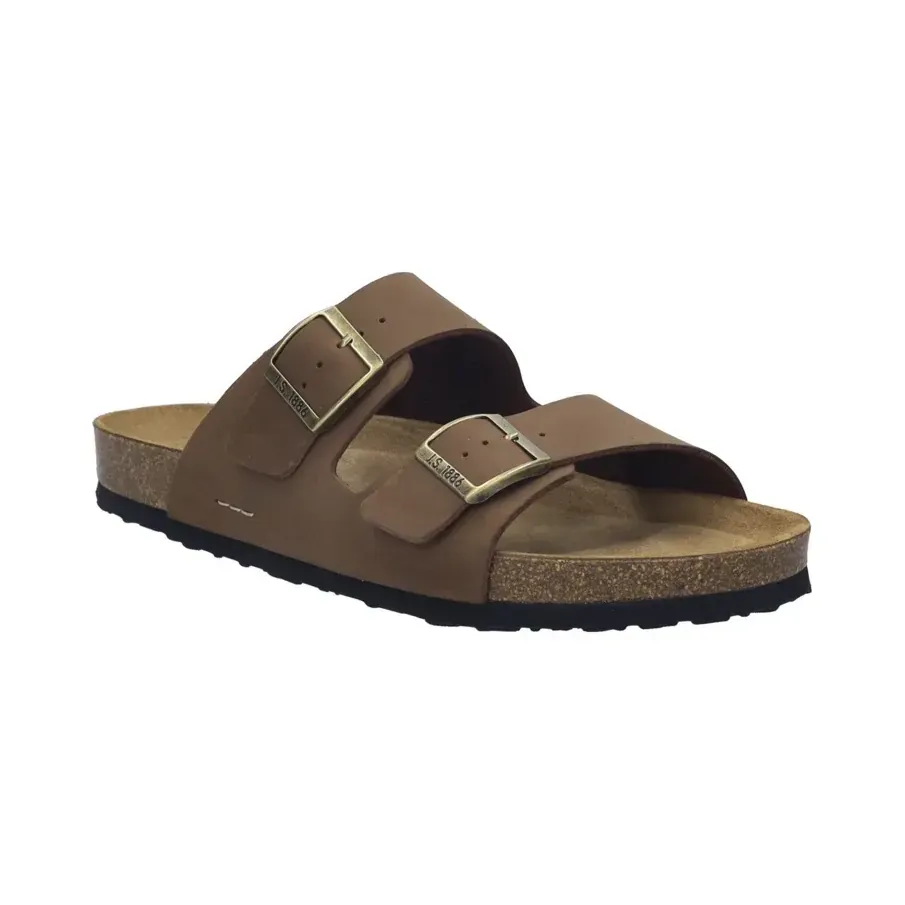 Sandalia marrón Josef 1 vista lateral inclinada.