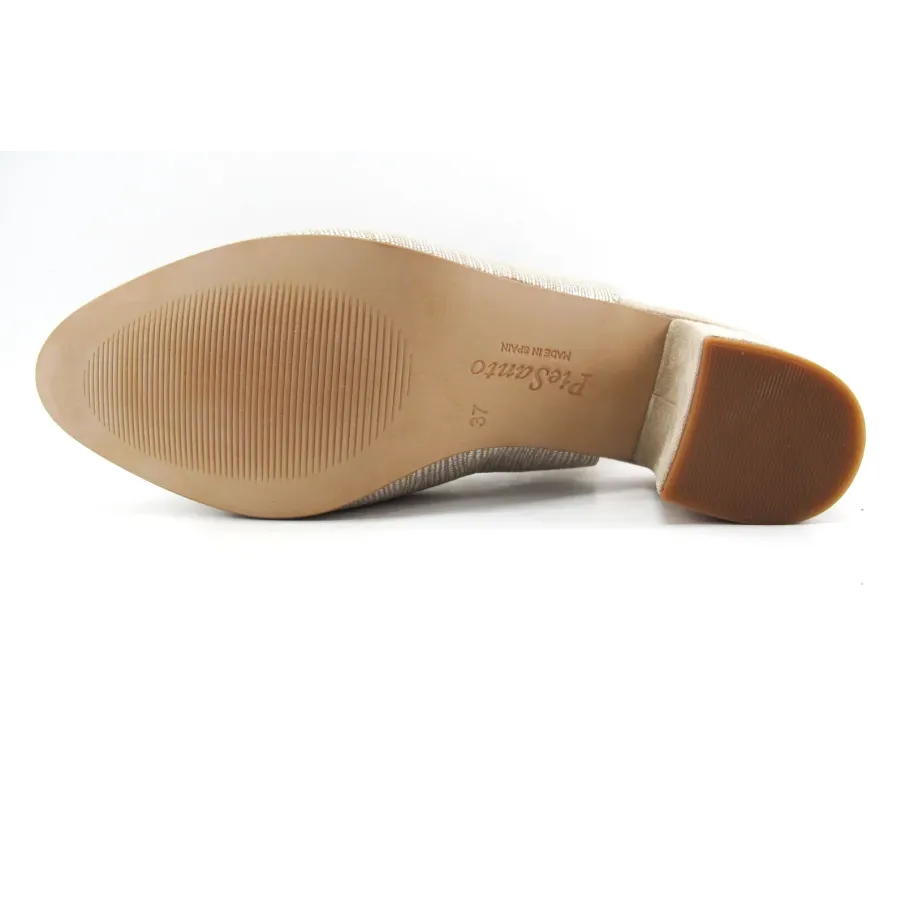 Comprar en Dinozapatos zapatos Pie Santo mujer vestir en piel nude