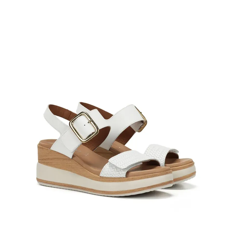 Sandalia Dorking D9642 blanco mujer | Dino Zapatos