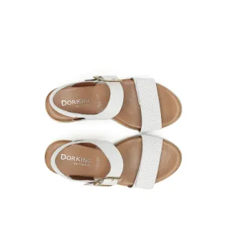 Sandalia Dorking D9642 blanco mujer | Dino Zapatos