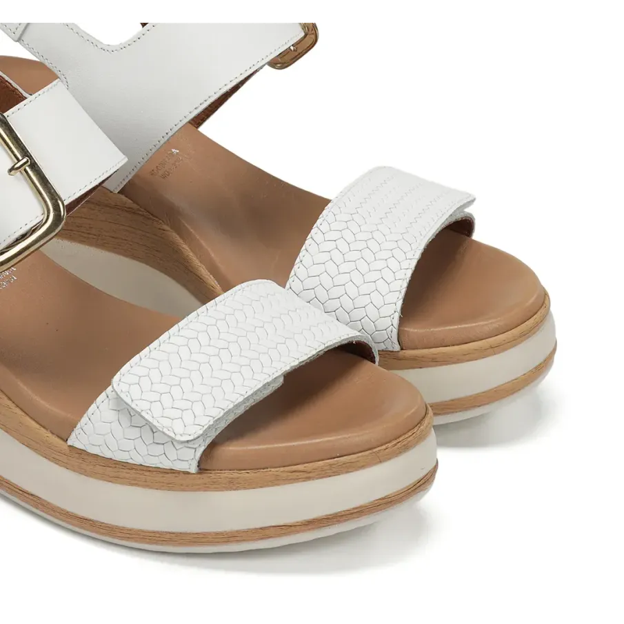 Sandalia Dorking D9642 blanco mujer | Dino Zapatos