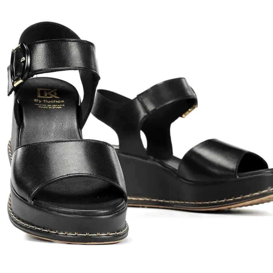 Sandalia Dorking D9649 negro mujer | Dino Zapatos
