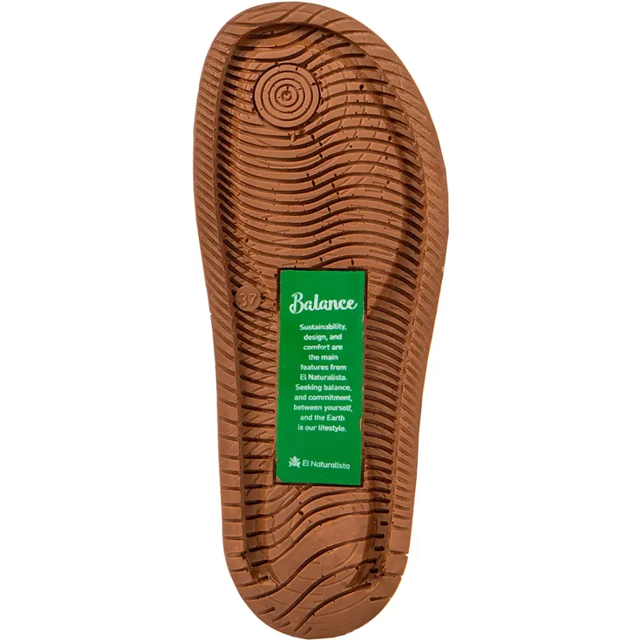 Zueco El Naturalista Balance N5796 marrrón cuero | Dino Zapatos