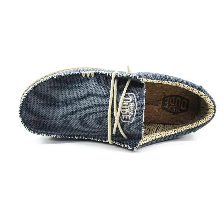 Hey Dude Wally Braided hombre Blue Night Dino Zapatos Alcoy