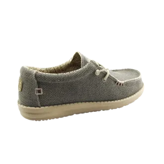 Hey Dude Wally Braided Army perfil lateral