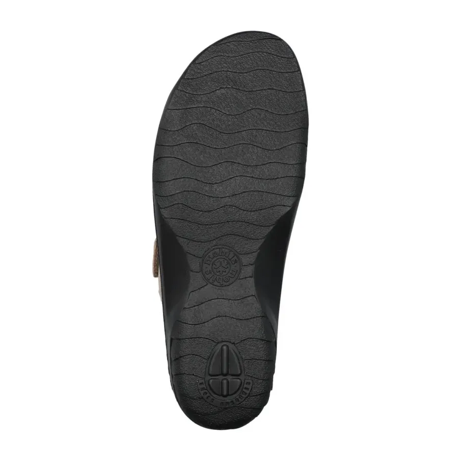 Mobils Geva Light Taupe | Sandalia mujer plantilla extraíble