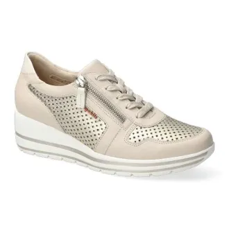 Mobils Abby Perf marfil mujer | Zapato confort en Dino Zapatos Alcoy