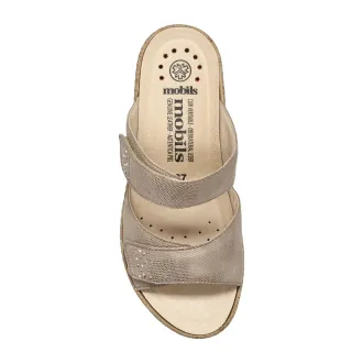 Sandalia Mobils NAVINA mujer light taupe vista superior
