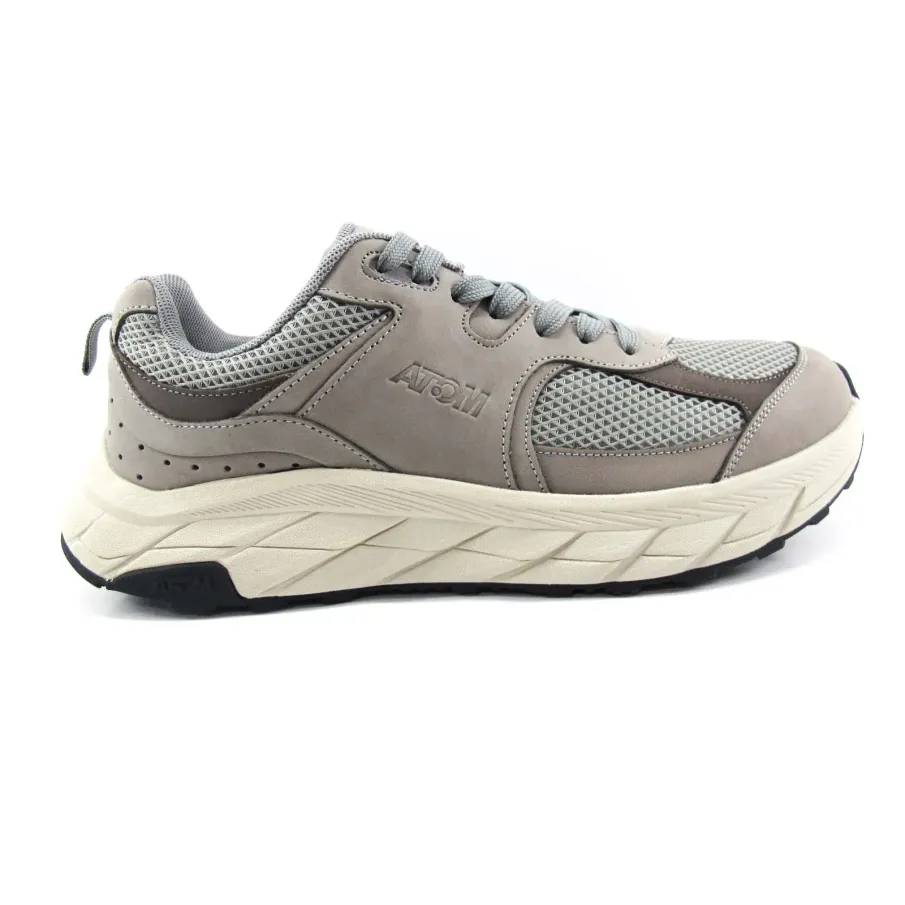Atom AT181 hombre gris vista lateral en Dino Zapatos Alcoy
