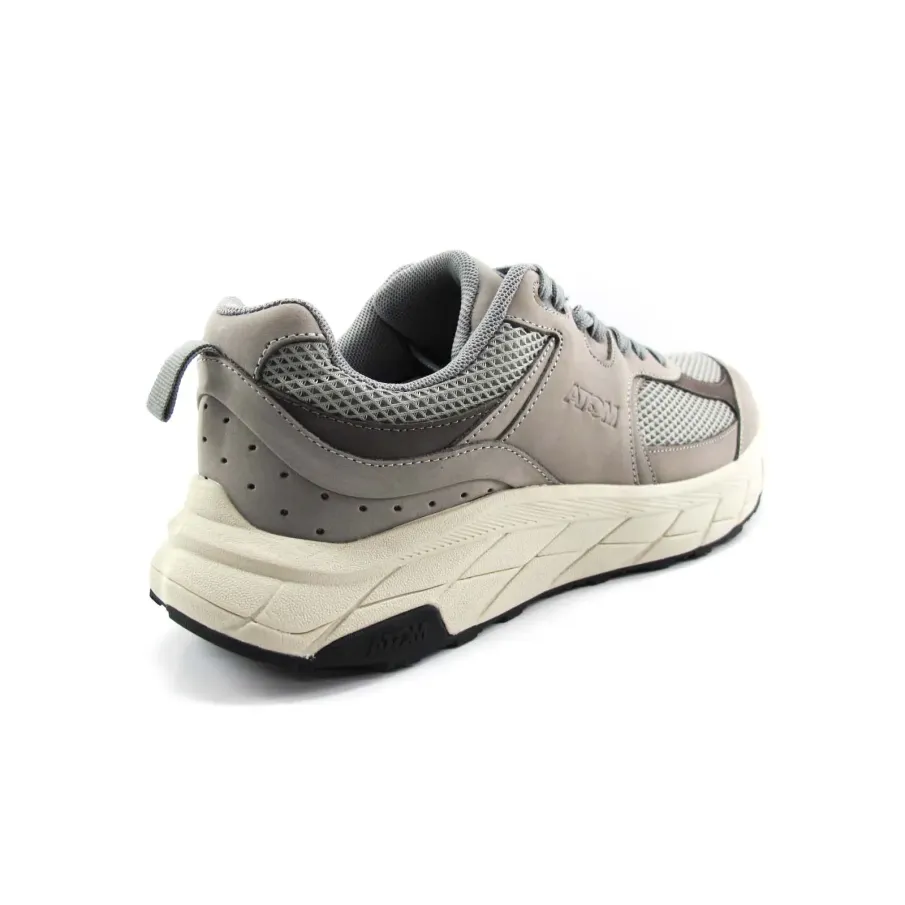Atom AT181 hombre gris vista lateral en Dino Zapatos Alcoy