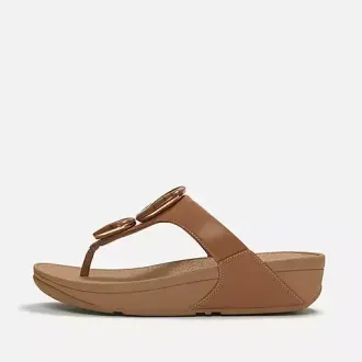 Sandalia FitFlop Lulu Marbled Mujer Deep Tan | Dino Zapatos