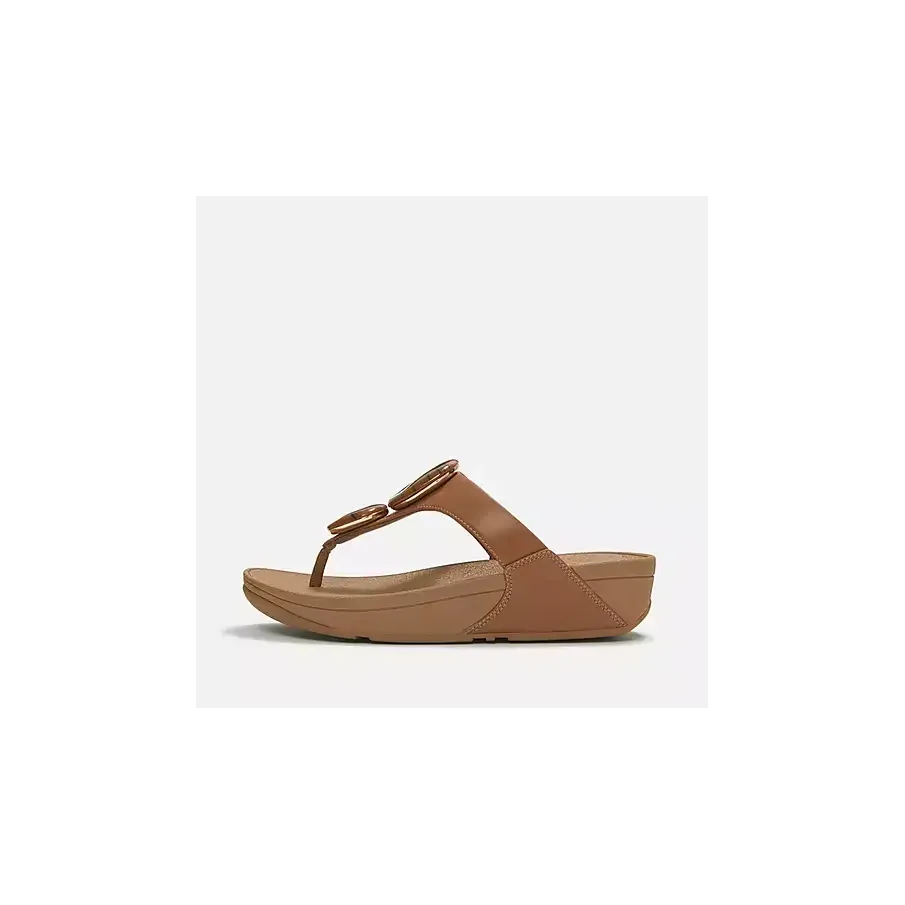 Sandalia FitFlop Lulu Marbled Mujer Deep Tan | Dino Zapatos