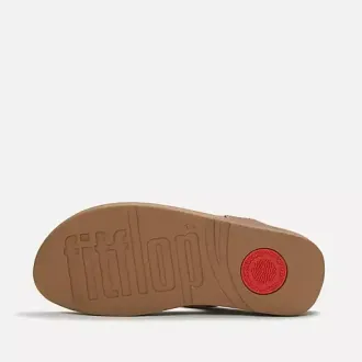 Sandalia FitFlop Lulu Marbled Mujer Deep Tan | Dino Zapatos