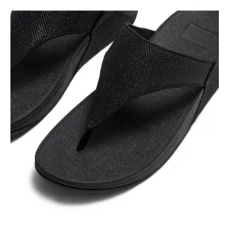 FitFlop Lulu Shimmerglitz Negro Mujer | Dino Zapatos Alcoy