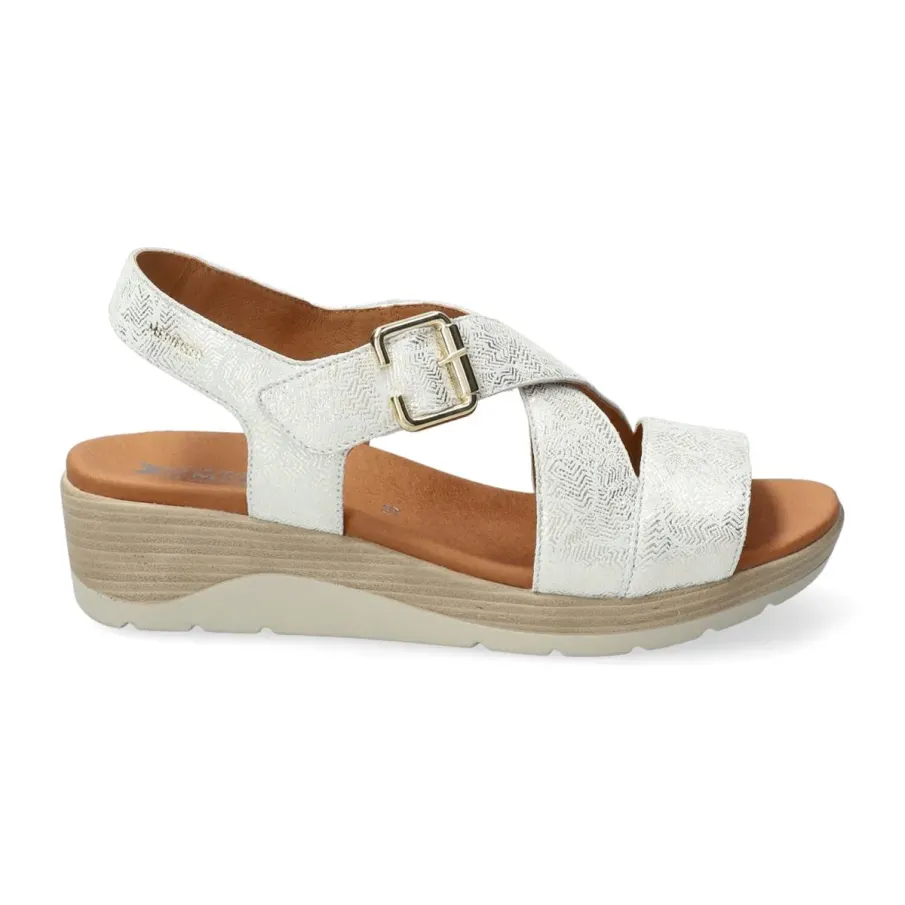 Sandalia Mephisto Claudine Blanco Mujer | Dino Zapatos