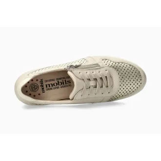 Mobils Abby Perf marfil mujer | Zapato confort en Dino Zapatos Alcoy
