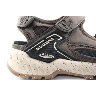 Detalle lateral de la sandalia Allrounder Honduras marrón para hombre