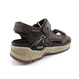 Sandalia Allrounder Honduras marrón para hombre vista trasera lateral
