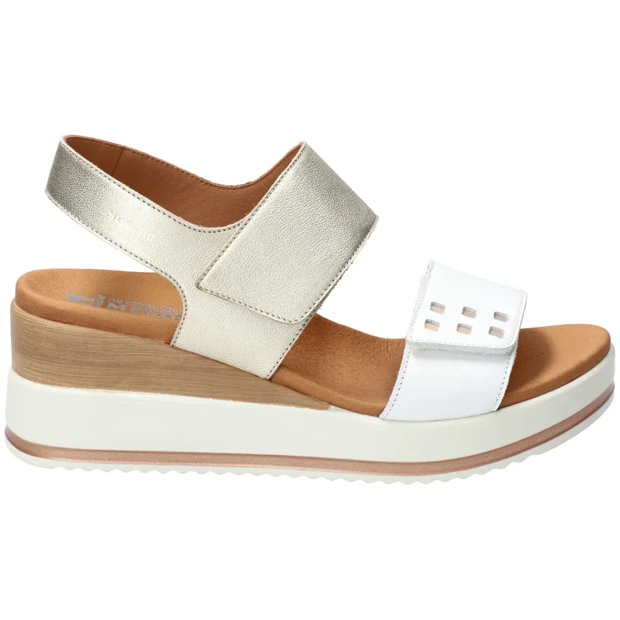 Sandalia Mephisto Swena N Blanco Metalizado | Dino Zapatos